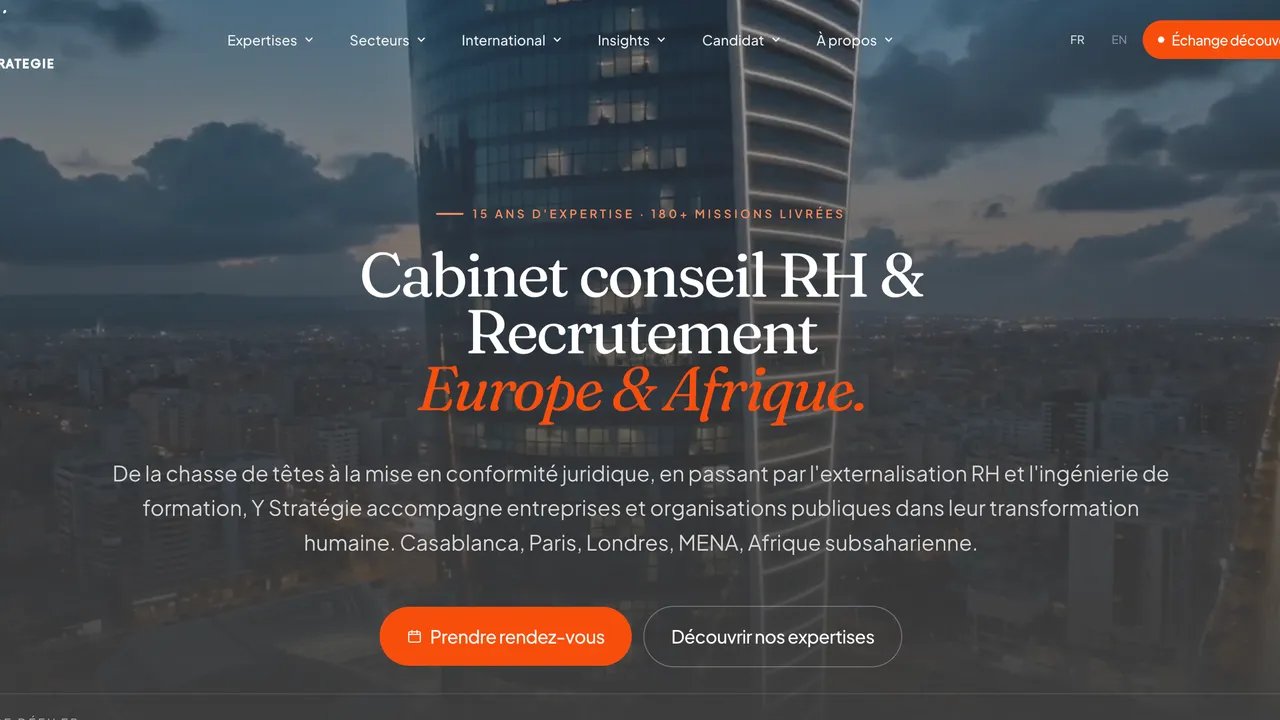 Capture du site Y Stratégie