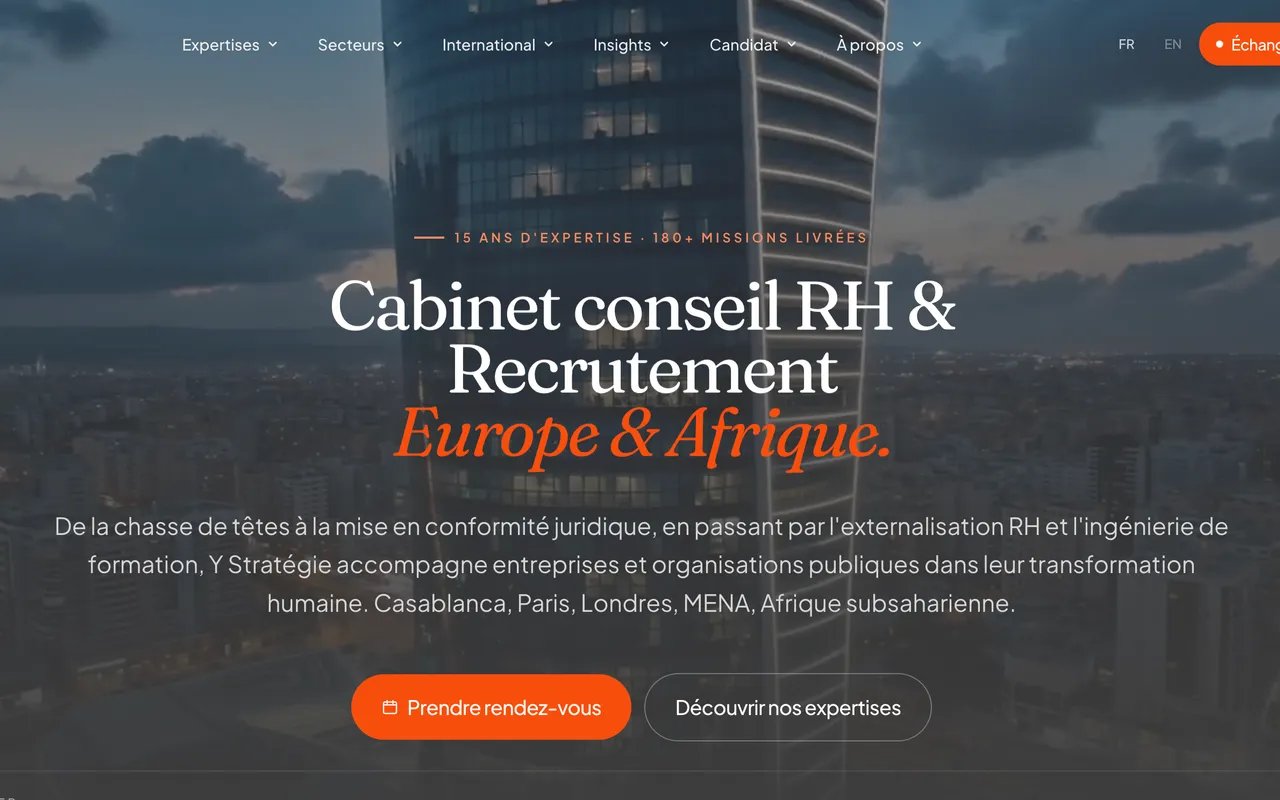 Capture du site Y Stratégie