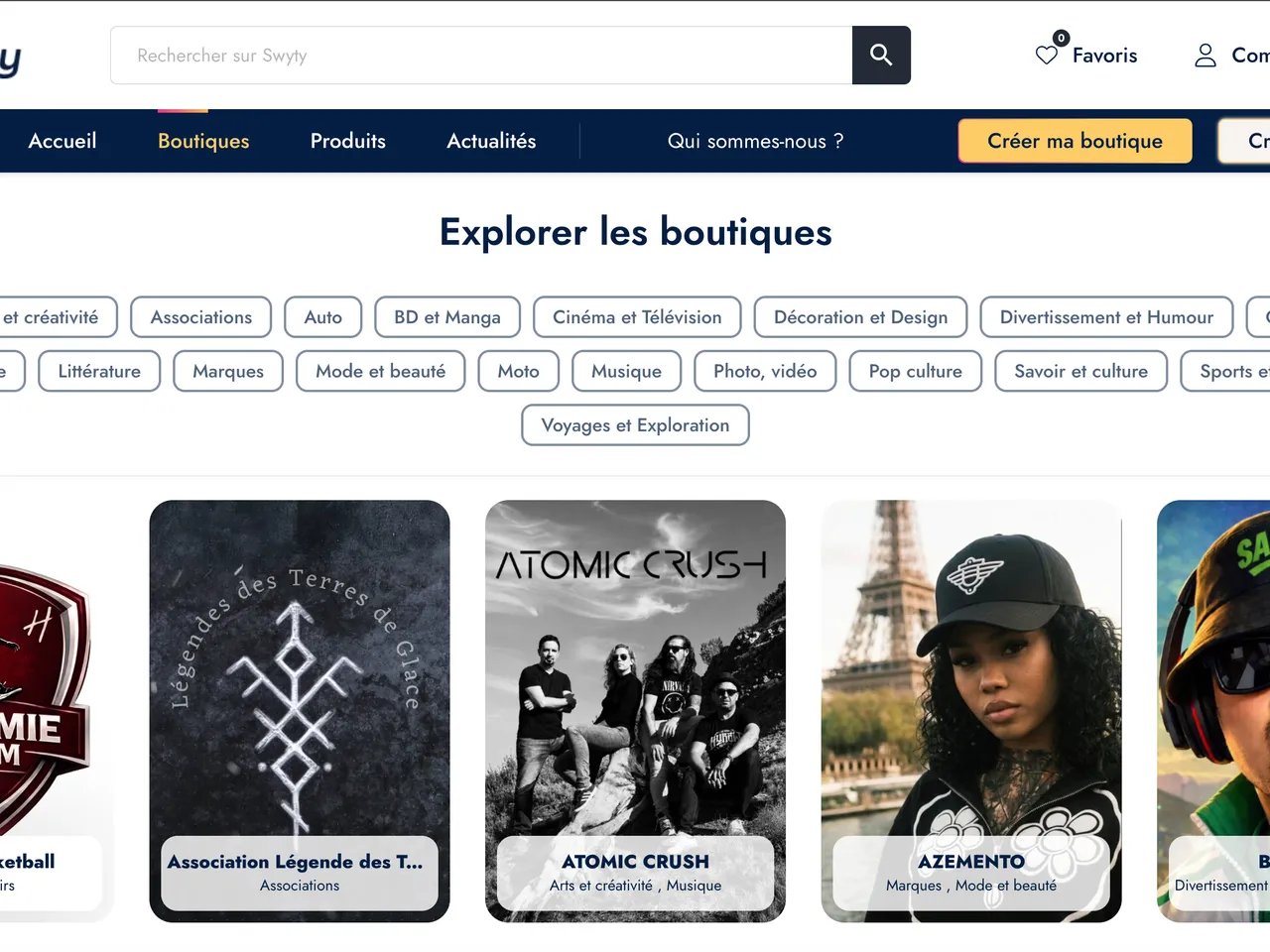 Capture du site Swyty